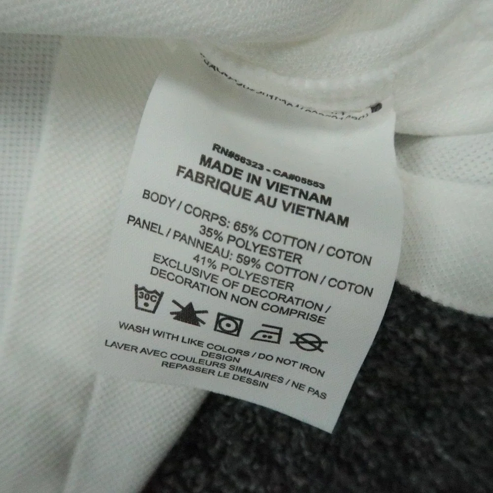 Jordan Shirt Mens XL White Red Eastside Golf Polo Short Sleeve Performance